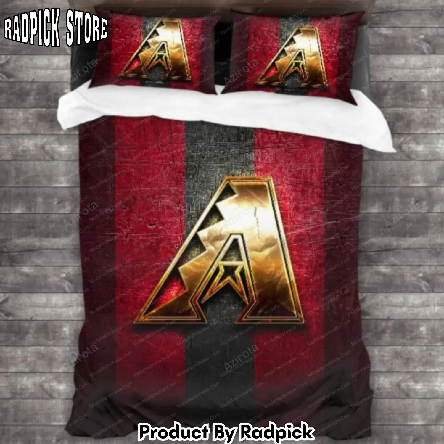 Radpick arizona diamondbacks baseball national league sport 10 bedding set rp3278684